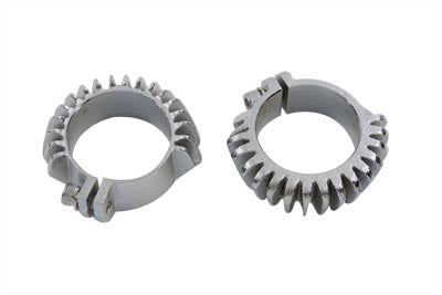 Stainless Steel Exhaust Clamp Set for Harley Panhead EL FL 1948-1952 Stainless Steel Exhaust Clamp Set for Harley Panhead EL FL 1948-1952