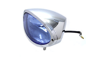 Oval Blue Lens Headlight