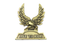 "Live To Ride" Sissy Bar Insert