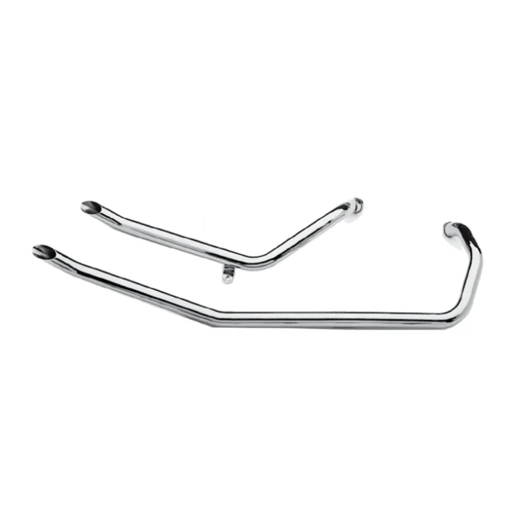 Harley Evo Upsweep Exhaust Pipes - 1986-2003 Rigid Sportster - Goose Cut